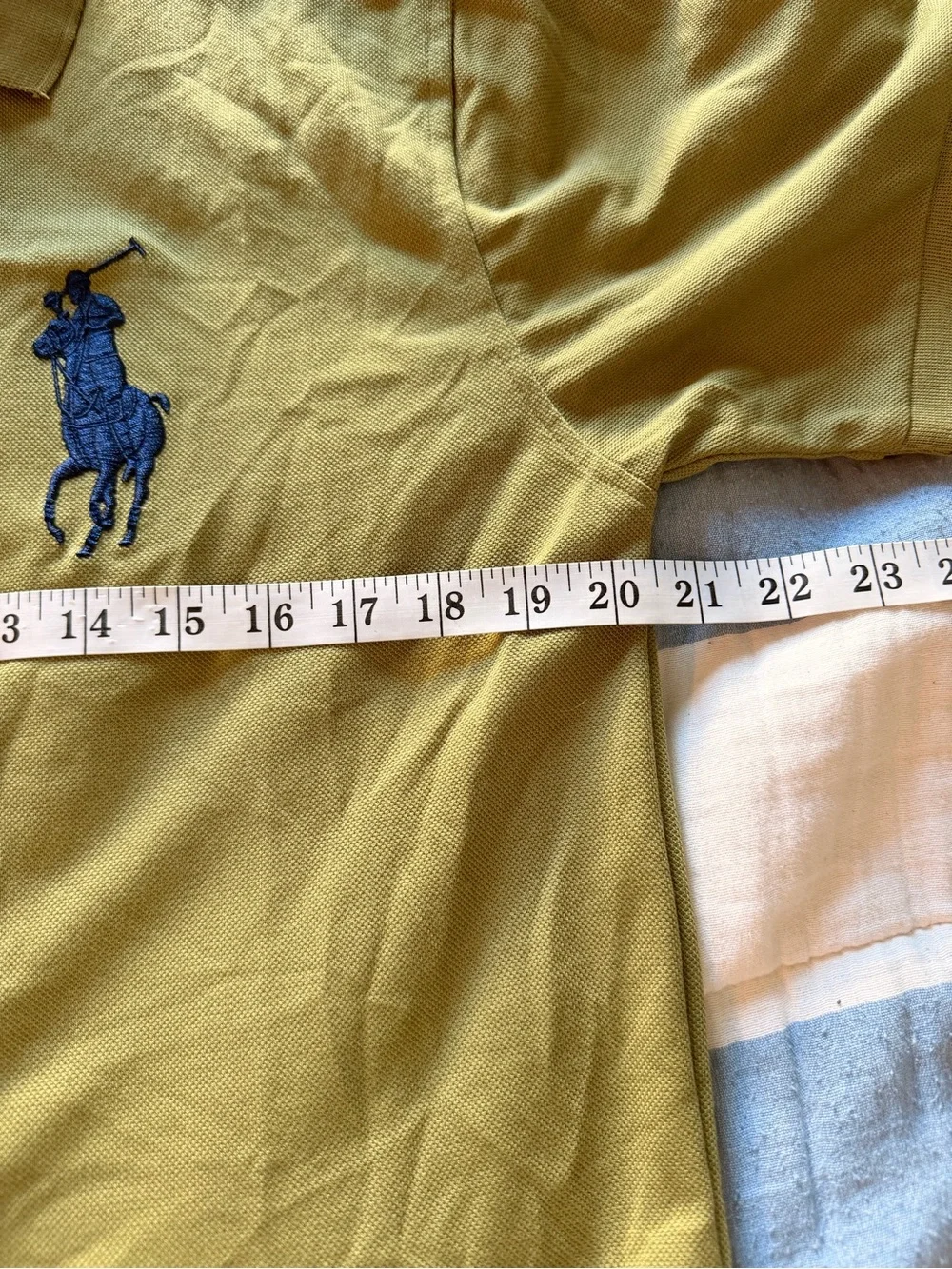 Polo Ralph Lauren Vintage #3 Big Pony Short Sleeve Polo Shirt Olive Green XL